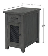 Martin Svensson Home Rustic Chairside Table, Grey Martin Svensson Home