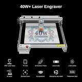 LASER TREE Laser Engraver, 40000mW（40W）Output Power Laser Engraver Machine, High Precision Laser Cutter and Engraver for Wood & Metal Paper Acrylic Glass Leather etc, Class 4 (Basic) LASER TREE