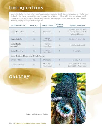 Crochet Creatures of Myth and Legend: 19 Designs Easy Cute Critters to Legendary Beasts WoodArtSupply