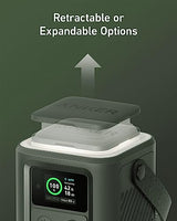 Anker Power Bank Power Station 60,000mAh,Portable Outdoor Generator 87W with Smart Digital Display, Retractable Auto Lighting and SOS Mode, Home Backup(PowerCore Reserve 192Wh) for Travel, Camping Anker