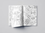Doodle Coloring For Kids: Blue Edition WoodArtSupply