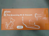 Afloia Dog Grooming Kit, Pet Grooming Vacuum & Dog Clippers Nail Trimmer Grinder & Dog Brush for Shedding with 6 Pet Grooming Tools, Low Noise Dog Hair Remover Pet Grooming Supplies for Dog Cat Afloia