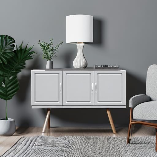 SystemBuild Evolution Kendall 54" Wall Cabinet - Grey SystemBuild