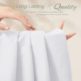 Vonty 1Pcs White Cot Sheets 31" x 75" - 1800 Thread Count Cot Microfiber Fitted Sheets Only, Breathable & Soft Camper Bunk Fitted Bed Sheet Fit for Narrow Twin RV Bunk Guest Bed Matress Vonty
