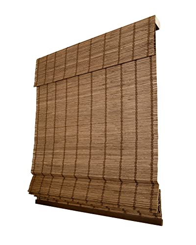 Chicology 29" x 64" Elk Cordless Bamboo Roman Patio Blinds CHICOLOGY