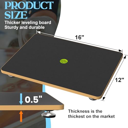 Nelyrho Resin Leveling Board for Epoxy Resin, 16''x 12'' Adjustable Precision Leveling Table for Resinate, Epoxy Resin Accessories, Multipurpose Resin Leveling Table, Resin Supplies (Blue) Nelyrho