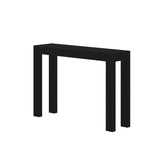 Plank+Beam Modern Solid Wood Console Table, 46.25 Inch, Sofa Table, Narrow Entryway Table for Hallway, Behind The Couch, Living Room, Foyer, Easy Assembly, Black Plank+Beam