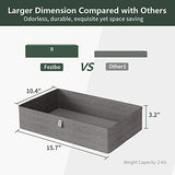 FEZIBO 48 x 24 Inches Standing Desk with Drawer, Adjustable Height Electric Stand up Desk with Storage, Sit Stand Home Office Desk, Ergonomic Computer Desk, White FEZIBO