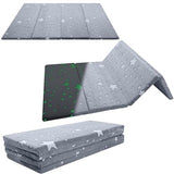 MeMoreCool Kids Floor Mattress, Play Mat Muscle Mat Large 6x4 FT, Thicken Foam Futon Mattress for Playroom, Foldable Sleeping Crawling Pad for Children’s Play Area MeMoreCool