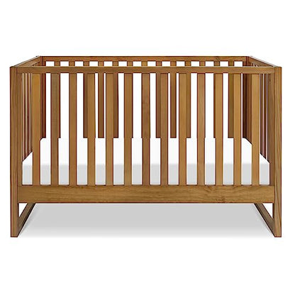 Davinci Hunter 3-in-1 Convertible Crib, Chestnut, Easy Assemble, Greenguard Gold Certified