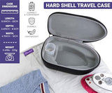 The Quilted Bear Mini Steam Iron - Lightweight Mini Travel Iron for Effortless Quilting & Wrinkle-Free Clothes with Hard Shell Case - Travel Steamer Craft Press for Clothes & Crafts (Black) The Quilted Bear