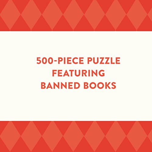 Bibliophile Banned Books 500-Piece Puzzle