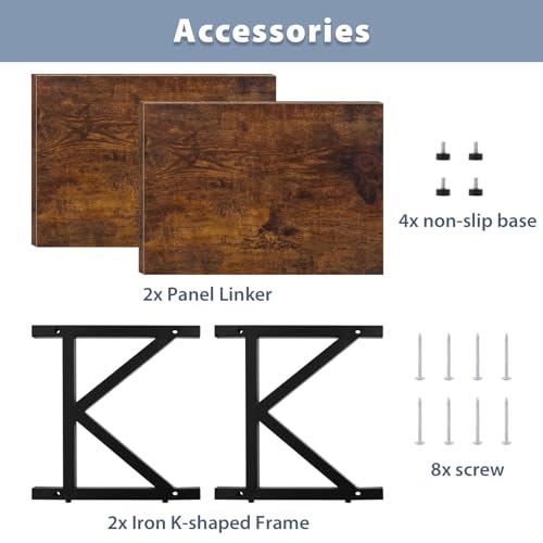 STANDNEE Printer Stand Multi-Purpose Printer Shelf for desk,Wood Stand with Storage Home Office Desktop Printer Stand with Anti-Skid Feet (1-Tier) STANDNEE