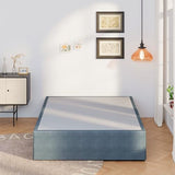 Upcanso 16 Inch Bed Frame Queen Size with Fabric Cover, Metal Platform Queen Bed Frame with Storage No Box Spring Needed, Heavy Duty Non-Slip, Easy Assembly Mattress Foundation Upcanso