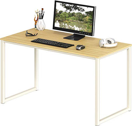 SHW Home Office 40-Inch Computer Desk, Oak SHW