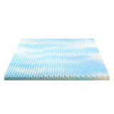 ZINUS 2 Inch Swirl Gel Cooling Memory Foam Mattress Topper, Smaller, More Convenient WonderBox Packaging, Cooling, Airflow Design, CertiPUR-US Certified, King Zinus