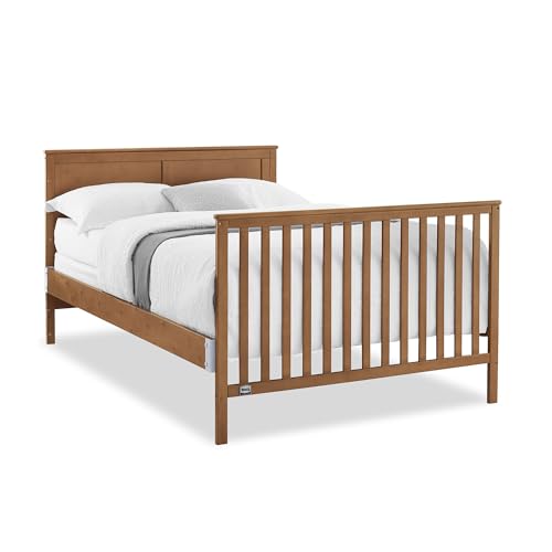 Delta Children Simmons Kids Logan 6-in-1 Convertible Crib with Underdrawer - Greenguard Gold Certified, Chestnut