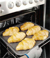 perfsign 4 Pairs Oven Gloves with Fingers,Thin and Light Heat Resistant Gloves for Cooking,Cotton Heat Resistant Gloves,Baking Gloves,Insulated BBQ Gloves for kitchen,Safety Protection Work,Housework perfsign