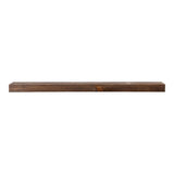 Modern Ember Vara Wood Mantel Shelf - 54 Inch Floating Provincial | 3 Inch Height - Variations in Grain and Natural Distresssing | Wooden Floating Wall Mounted Shelf - for Fireplaces & Décor Modern Ember