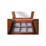 International Concepts Vanity Table with Vanity Bench Esspresso IC International Concepts