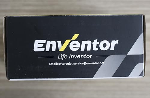 ENVENTOR Green Laser Level, 164FT USB Rechargeable Li-ion Battery 360° Self Leveling Laser Level for Wall Picture Hanging, Waterproof Cross Line Laser Tool Outdoor with Pulse Mode, Magnetic Base Enventor