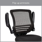 Realspace® Calusa Mesh Mid-Back Chair, Black Realspace