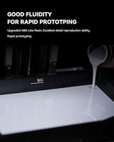 SUNLU Upgraded 2KG ABS Like Resin with Enhanced Strength and Toughness, High Compatibility 3D Printer Resin, 2000G Grey