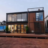 Portable Modular Container Shop Unit, Prefabricated Steel Café & Kiosk Structure 20ft 40ft, Customizable Shipping Container Building for Commercial & Outdoor Use