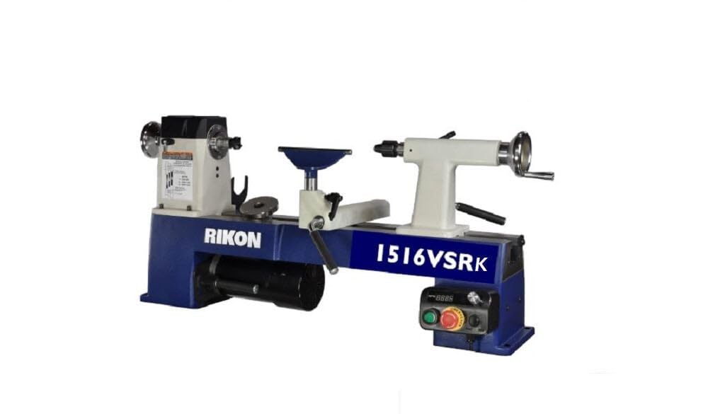 Rikon 12" x 16-1/2" VSRK Midi Lathe with Z3 Chuck System Model 70-1516VSRK RIKON Power Tools