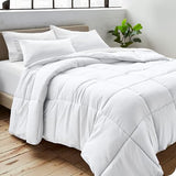 Bare Home Duvet Insert Comforter - Full Size - Goose Down Alternative - Ultra-Soft - Premium 1800 Series - All Season Warmth - Bedding Comforter (Full, White) Bare Home