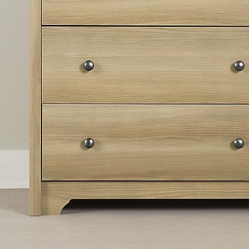 South Shore Vito 6-Drawer Double Dresser, Natural Ash - WoodArtSupply