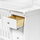 DaVinci Kalani 4-in-1 Convertible Crib and Changer Combo in White DaVinci