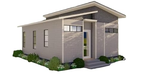 Generic Tiny House Plan 26x20-520 Sqft Cabin Cottage Layout Blueprint Small Home Design