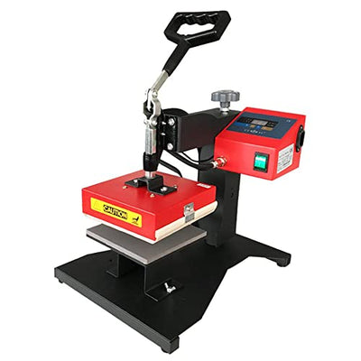 Heat Press Machine 15x15cm, T Shirt Pressing Machine Digital Control, Multifunction Heat Press Transfer Machine Sublimation for T-Shirt Mouse Pad