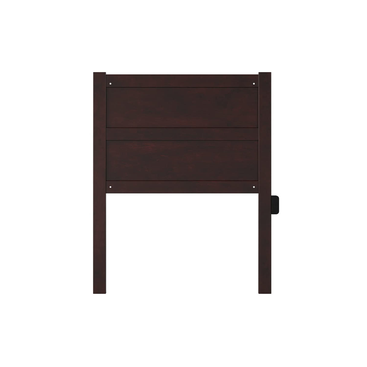 AFI, NoHo Solid Wood Panel Headboard with Attachable USB Charger, Twin, Espresso AFI