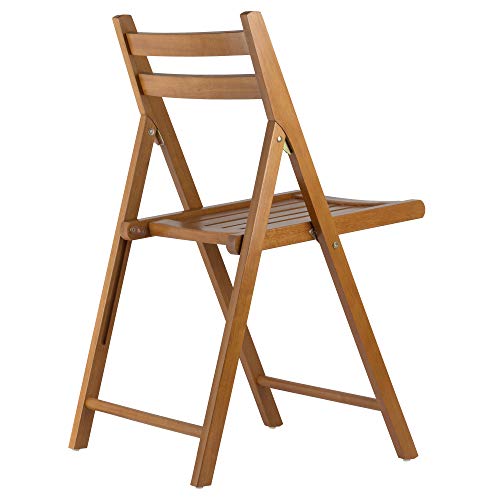 Winsome Robin 4-PC Folding Set Teak Chair, 17.64 x 20.1 x 32.28 Winsome