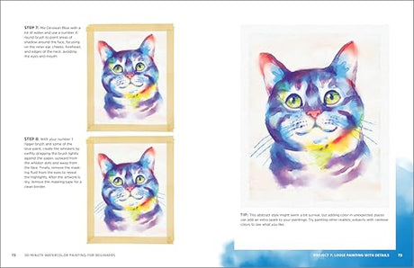 30-Minute Watercolor Painting for Beginners: Easy Step-by-Step Lessons and Techniques WoodArtSupply