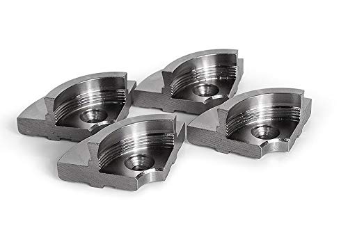 NOVA 48291 PREMIER PRO-TEK G3 Wood Lathe Chuck with 2" PRO-TEK Jaws, Woodworm screw, & Dlx. Storage Box, Direct Thread Version 1"x 8 TPI Only (Does Not Use Inserts) Nova