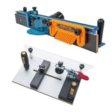 POWERTEC Router Table Fence System 3-3/8" Tall 24" Long w/Rail Coping Sled, Cutting Rail for End Grain Cutting Profiles. Ideal for Cabinet Door, Drawer Fronts for Woodworking Tools Jigs (71975) POWERTEC