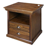 Casual Home Lincoln Nightstand Compartment, Concealment Furniture, Mocha Casual Home