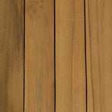 Sunnydaze Solid Teak Outdoor Dining Table - Light Brown Wood Stain Finish - Square - 32 Inches Long - Patio, Deck, Lawn, Garden, Terrace or Backyard Use Sunnydaze