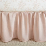 Levtex Baby - Heritage Crib Bed Set - Baby Nursery Set - Blush Velvet - Rich Velvet - 4 Piece Set Includes Quilt, One Fitted Sheet, Changing Pad & Skirt/Dust Ruffle Levtex Baby