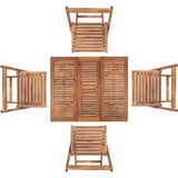 Safavieh Outdoor Living Collection Arvin 5-Piece Dining Set Safavieh