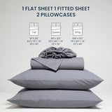 SLEEP ZONE King Size Sheets Set, 4 Piece Hotel Luxury Embossed Bedding Sheets with Fitted Sheet, Flat Sheet & 2 Pillowcases - Deep Pocket (Honeycomb Gray) SLEEP ZONE