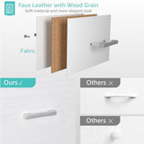 BOLUO White Night Stand with Drawers 3 Drawer Dresser for Bedroom, Tall Nightstand for Closet Dorm Modern Bedside Table BOLUO