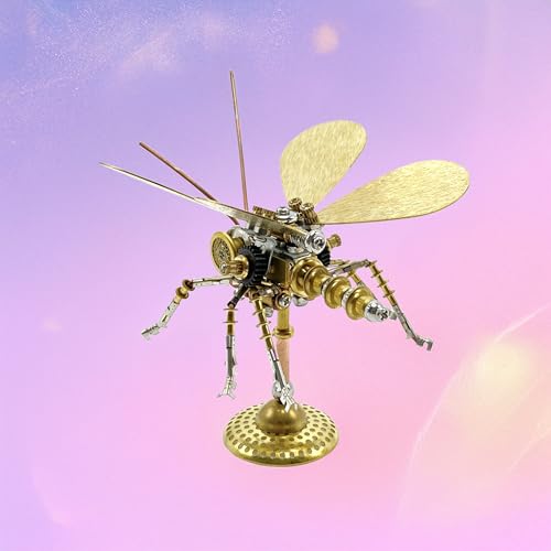 3D Metal Puzzle, Steampunk Butterfly Insect Bug Mechanical Model, Making Kit DIY Projects Metal Building Adult Hobby Kits for Men for Birthday(Butterfly-HD5)