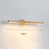 23" Rustic Vanity Light Fixture Over Mirror Rotatable Adjustable Vintage Wooden LED Wall Sconce Bar Bathroom Light Farmhouse Wall Lamp for Hallway Bedroom Living Room Washroom Cabinet WoodArtSupply