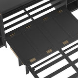 Bellemave Full Size Murphy Bed Cabinet with Storage Shelves,Murphy Chest Cabinet Bed Full Size with Storage Drawer,Space Saving Bedroom,Guest Room,Office,Studio,Dark Gray Bellemave