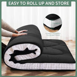 Lilypelle Japanese Floor Mattress Futon Mattress, Full Size 54"x 80" Foldable Roll Up Sleeping Tatami Mat Floor Lounger Guest Bed LILYPELLE