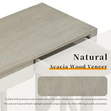 60'' Long Console Table with 4 Spacious Drawers,Modern Crisscross Design Entryway Table with Open Bottom Storage,Farmhouse Sofa Tables for Living Room,Kitchen,Dining Room,Hallway,Grey JIJIWANG